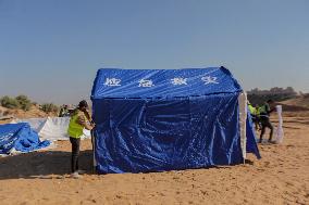 Egypt Opens Major Gaza Relief Camp