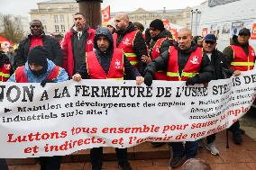 Stellantis Protest - Poissy