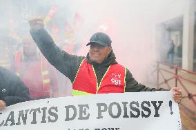 Stellantis Protest - Poissy