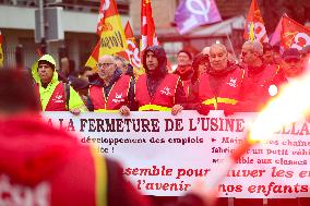 Stellantis Protest - Poissy