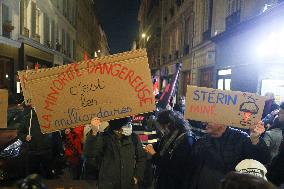 Protest Against Sterin Event La Nuit Du Bien Commun - Paris