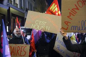 Protest Against Sterin Event La Nuit Du Bien Commun - Paris