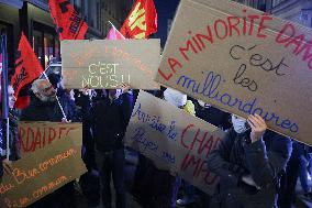 Protest Against Sterin Event La Nuit Du Bien Commun - Paris