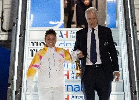 Olympic Flame for the 2026 Winter Games Arrived in Rome - Italy