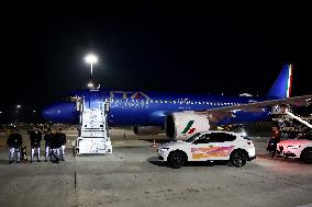Olympic Flame for the 2026 Winter Games Arrived in Rome - Italy