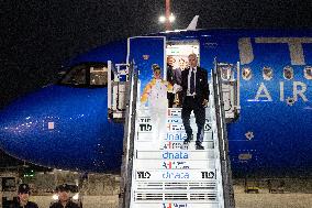 Olympic Flame for the 2026 Winter Games Arrived in Rome - Italy