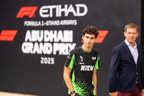 F1 Abu Dhabi Grand Prix - Paddock