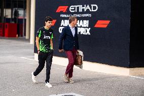 F1 Abu Dhabi Grand Prix - Paddock