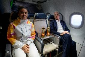 Olympic Flame for the 2026 Winter Games Arrived in Rome - Italy