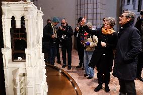 Serge Papin Visits Notre-Dame de Paris Cathedral - Paris