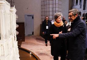 Serge Papin Visits Notre-Dame de Paris Cathedral - Paris