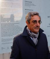 Serge Papin Visits Notre-Dame de Paris Cathedral - Paris