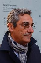 Serge Papin Visits Notre-Dame de Paris Cathedral - Paris