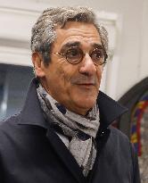 Serge Papin Visits Notre-Dame de Paris Cathedral - Paris