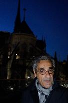 Serge Papin Visits Notre-Dame de Paris Cathedral - Paris