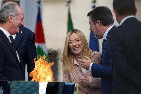 Milan Cortina 2026 Olympic Torch Relay Inauguration Ceremony - Rome