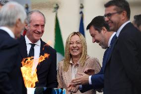 Milan Cortina 2026 Olympic Torch Relay Inauguration Ceremony - Rome