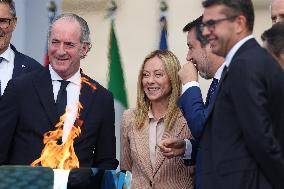 Milan Cortina 2026 Olympic Torch Relay Inauguration Ceremony - Rome