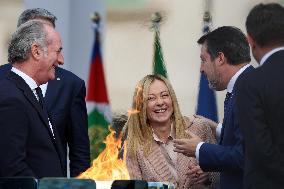 GIOCHI OLIMPICI - Olimpiadi Invernali Milano-Cortina 2026 - Olympic Torch Relay Inauguration Ceremony