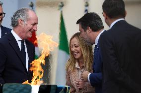 GIOCHI OLIMPICI - Olimpiadi Invernali Milano-Cortina 2026 - Olympic Torch Relay Inauguration Ceremony