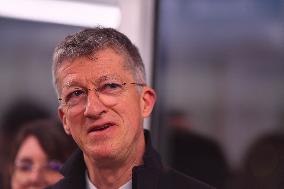 Serge Papin Visits Notre-Dame de Paris Cathedral - Paris