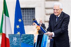 Milan Cortina 2026 Olympic Torch Relay Inauguration Ceremony - Rome