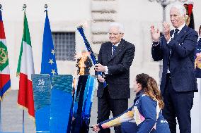 Milan Cortina 2026 Olympic Torch Relay Inauguration Ceremony - Rome