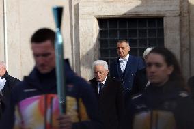 GIOCHI OLIMPICI - Olimpiadi Invernali Milano-Cortina 2026 - Olympic Torch Relay Inauguration Ceremony