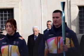 GIOCHI OLIMPICI - Olimpiadi Invernali Milano-Cortina 2026 - Olympic Torch Relay Inauguration Ceremony