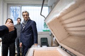 Serge Papin visit the Ateliers Duchemin - Paris