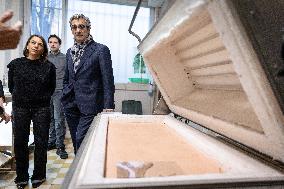 Serge Papin visit the Ateliers Duchemin - Paris