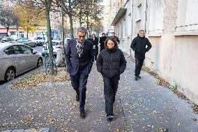 Serge Papin visit the Ateliers Duchemin - Paris