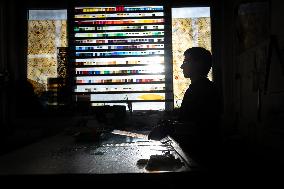 Serge Papin visit the Ateliers Duchemin - Paris