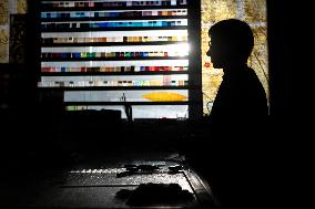 Serge Papin visit the Ateliers Duchemin - Paris