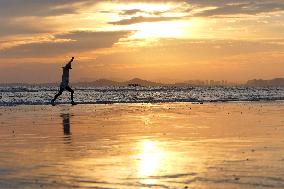 People Exercising Number Increasing in China