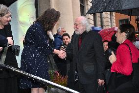 NOBEL CHAIRS ARE SIGNED BY THE PRIZE WINNERS