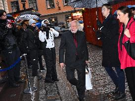 NOBEL CHAIRS ARE SIGNED BY THE PRIZE WINNERS