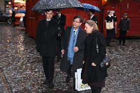 NOBEL CHAIRS ARE SIGNED BY THE PRIZE WINNERS