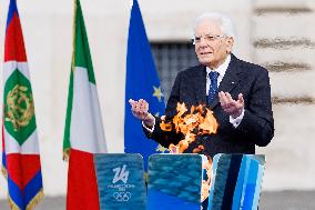 Milan Cortina 2026 Olympic Torch Relay Inauguration Ceremony - Rome
