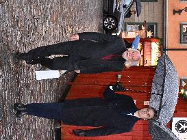 NOBEL CHAIRS ARE SIGNED BY THE PRIZE WINNERS