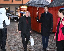 NOBEL CHAIRS ARE SIGNED BY THE PRIZE WINNERS