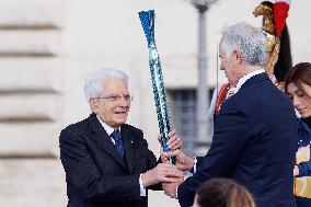 Milan Cortina 2026 Olympic Torch Relay Inauguration Ceremony - Rome