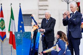 Milan Cortina 2026 Olympic Torch Relay Inauguration Ceremony - Rome