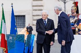 Milan Cortina 2026 Olympic Torch Relay Inauguration Ceremony - Rome