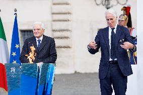 Milan Cortina 2026 Olympic Torch Relay Inauguration Ceremony - Rome