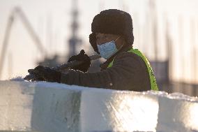 Construction Site of Ice and Snow World - China
