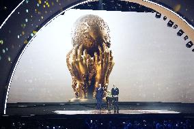 Donald Trump Receives The FIFA Peace Prize At 2026 FIFA World Cup Draw Event - Washington