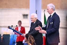 GIOCHI OLIMPICI - Olimpiadi Invernali Milano-Cortina 2026 - Olympic Torch Relay Inauguration Ceremony