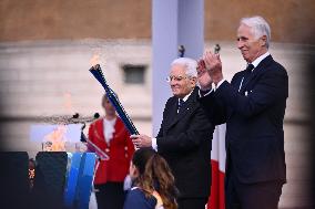 GIOCHI OLIMPICI - Olimpiadi Invernali Milano-Cortina 2026 - Olympic Torch Relay Inauguration Ceremony