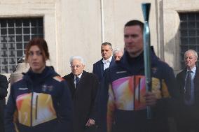 Milan Cortina 2026 Olympic Torch Relay Inauguration Ceremony - Rome